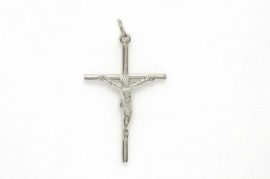 Pingente Crucifixo em ouro branco 18K-750 - Cod.05-0082-1-991